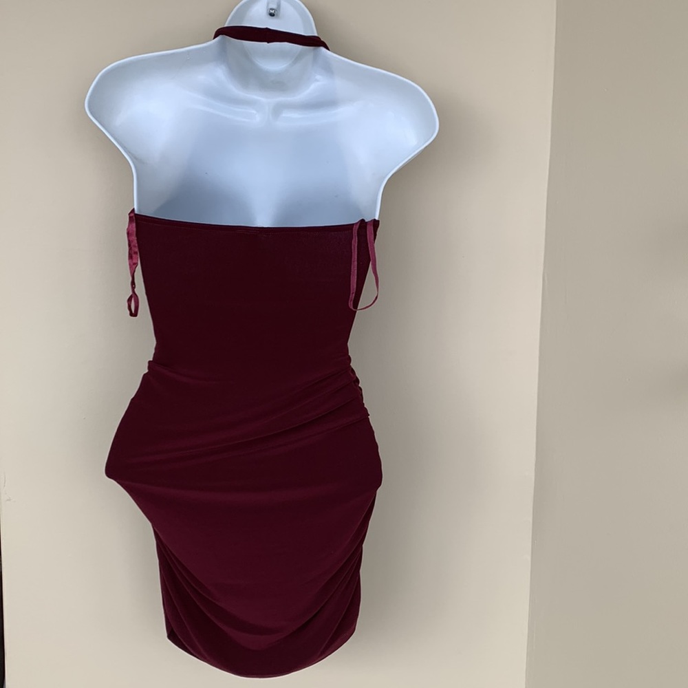 Halter backless , purple women top - Picture 3 of 3
